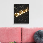 Sterrendromen: geloof in magie canvas afdruk (Insitu (Woonkamer))