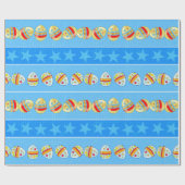 Sterreneieren Cadeaupapier (Vlak)