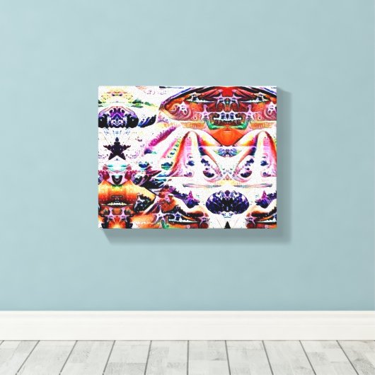 sterreneiland canvas afdruk (Insitu (Houten vloer))