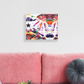 sterreneiland canvas afdruk (Insitu (Woonkamer))
