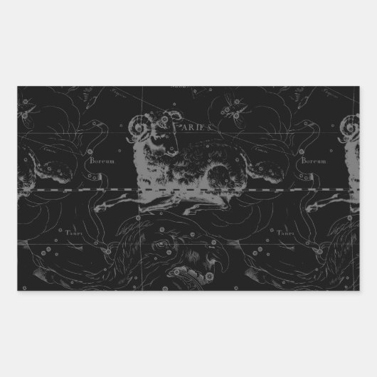  sterrenfabriek in stijlvol, Hevelius Rechthoekige Sticker (Voorkant)