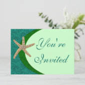 Sterrenfeest Uitnodiging Met Edelstenen (Staand voorkant)