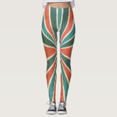 Sterreng stof Designer Broek Leggings (Voorkant)