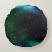 Sterrengalaxygradiënt Rond Kussen (Voorkant)