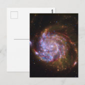 Sterrengeboorte in het Pinwheel: M101 Galaxy Briefkaart (Voorkant / Achterkant)