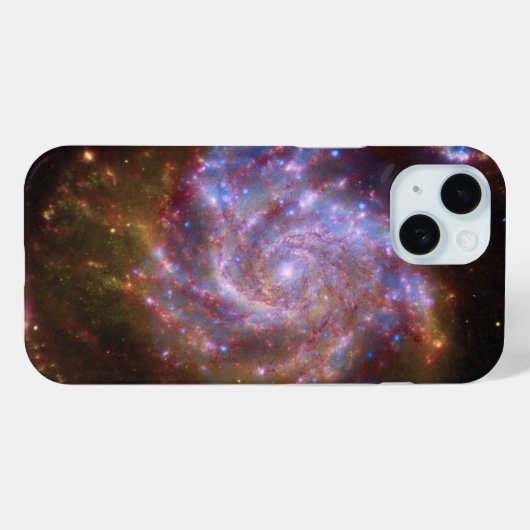 Sterrengeboorte in het Pinwheel: M101 Galaxy Case-Mate iPhone Case (Achterkant (horizontaal))