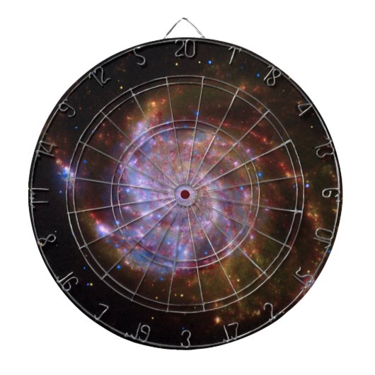 Sterrengeboorte in het Pinwheel: M101 Galaxy Dartbord (Voorkant)