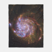 Sterrengeboorte in het Pinwheel: M101 Galaxy Fleece Deken (Voorkant)