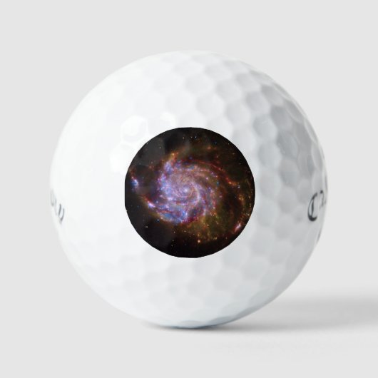 Sterrengeboorte in het Pinwheel: M101 Galaxy Golfballen (Voorkant)