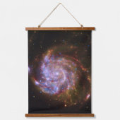 Sterrengeboorte in het Pinwheel: M101 Galaxy Hangend Wandkleed (Voorkant)