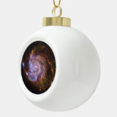 Sterrengeboorte in het Pinwheel: M101 Galaxy Keramische Bal Ornament (Rechts)