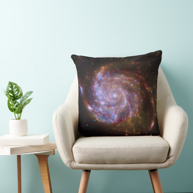 Sterrengeboorte in het Pinwheel: M101 Galaxy Kussen (Stoel)