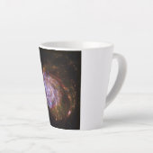 Sterrengeboorte in het Pinwheel: M101 Galaxy Latte Mok (Rechterhoek)