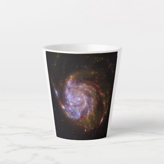 Sterrengeboorte in het Pinwheel: M101 Galaxy Latte Mok (Voorkant)
