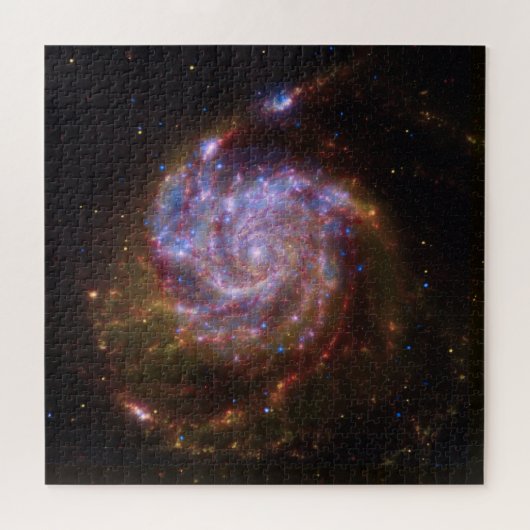 Sterrengeboorte in het Pinwheel: M101 Galaxy Legpuzzel (Horizontaal)