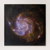 Sterrengeboorte in het Pinwheel: M101 Galaxy Legpuzzel (Verticaal)