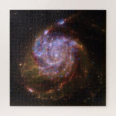 Sterrengeboorte in het Pinwheel: M101 Galaxy Legpuzzel (Horizontaal)