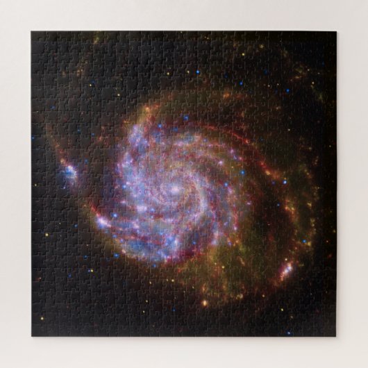 Sterrengeboorte in het Pinwheel: M101 Galaxy Legpuzzel (Verticaal)