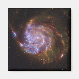Sterrengeboorte in het Pinwheel: M101 Galaxy Magneet