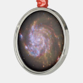 Sterrengeboorte in het Pinwheel: M101 Galaxy Metalen Ornament (Links)