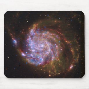 Sterrengeboorte in het Pinwheel: M101 Galaxy Muismat