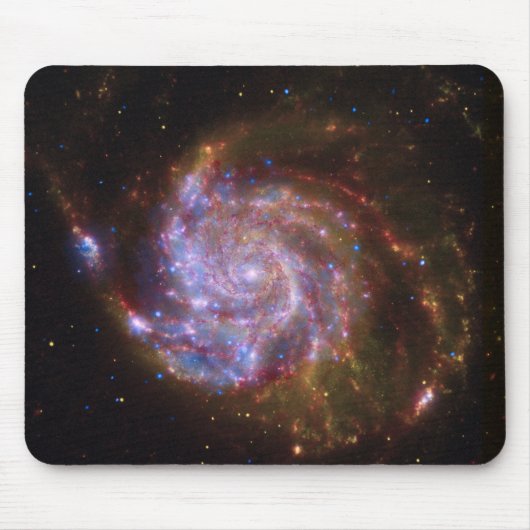 Sterrengeboorte in het Pinwheel: M101 Galaxy Muismat (Voorkant)