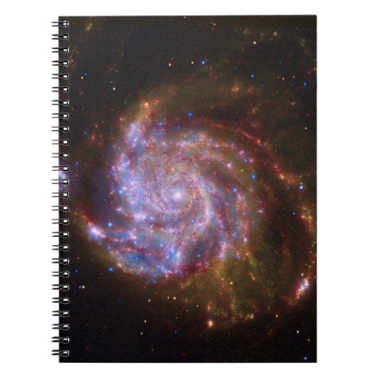 Sterrengeboorte in het Pinwheel: M101 Galaxy Notitieboek (Voorkant)