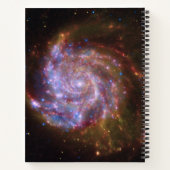 Sterrengeboorte in het Pinwheel: M101 Galaxy Notitieboek (Achterkant)