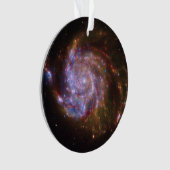 Sterrengeboorte in het Pinwheel: M101 Galaxy Ornament (voorkant)