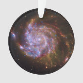 Sterrengeboorte in het Pinwheel: M101 Galaxy Ornament (voorkant)