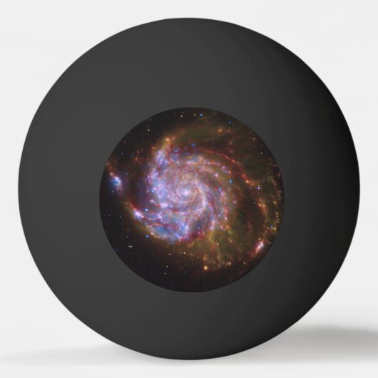 Sterrengeboorte in het Pinwheel: M101 Galaxy Pingpongbal (Voorkant)