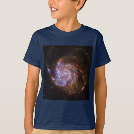 Sterrengeboorte in het Pinwheel: M101 Galaxy T-shirt (Voorkant)