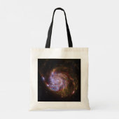 Sterrengeboorte in het Pinwheel: M101 Galaxy Tote Bag (Achterkant)