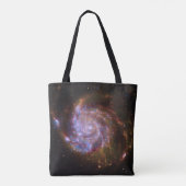 Sterrengeboorte in het Pinwheel: M101 Galaxy Tote Bag (Achterkant)