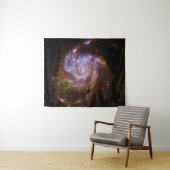 Sterrengeboorte in het Pinwheel: M101 Galaxy Wandkleed (In Situ (horizontaal))