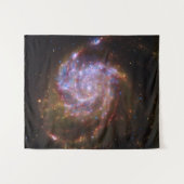 Sterrengeboorte in het Pinwheel: M101 Galaxy Wandkleed (Voorkant (horizontaal))