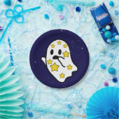 Sterrengeest verloren in de ruimte papieren bordje (Feest)
