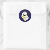 Sterrengeest verloren in de ruimte ronde sticker (Tas)