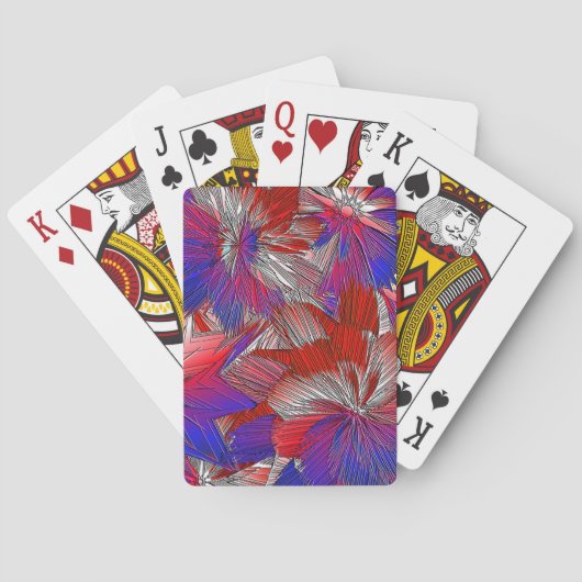 Sterrengeglansd Pokerkaarten (Achterkant)
