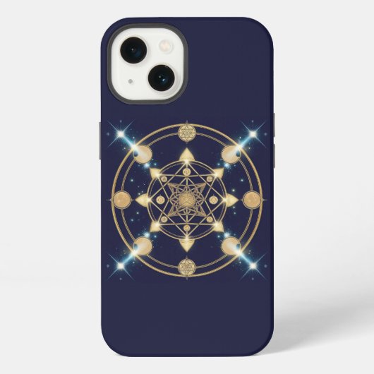 Sterrengeometrie – De Code van Oneindigheid iPhone Hoesje (Achterkant)