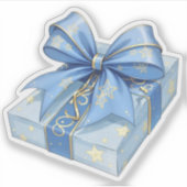 Sterrengeschenk Custom-Cut Sticker (Voorkant)