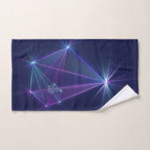 Sterrengestel, Abstracte Fantasie Fractale Kunst Bad Handdoek (Handdoek)