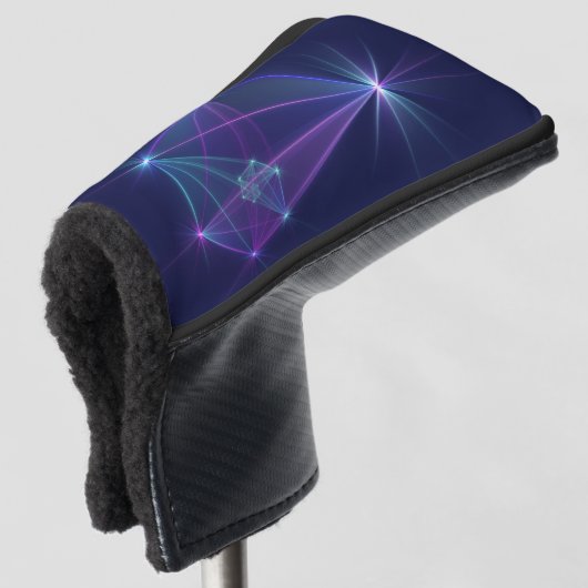 Sterrengestel, Abstracte Fantasie Fractale Kunst Golfheadcover (3/4 voorkant)
