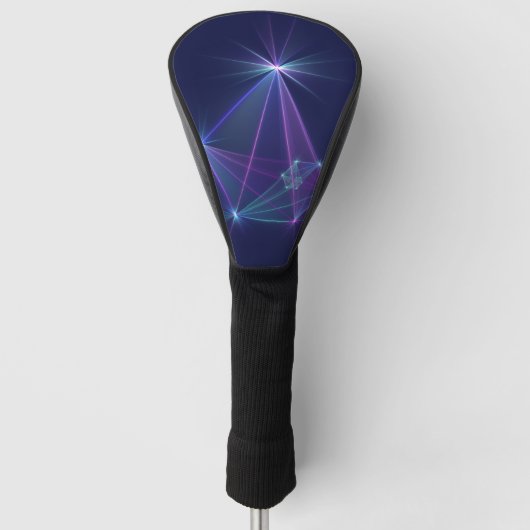 Sterrengestel, Abstracte Fantasie Fractale Kunst Golfheadcover (Voorkant)