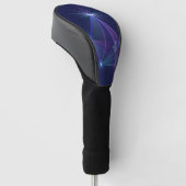 Sterrengestel, Abstracte Fantasie Fractale Kunst Golfheadcover (Schuin)