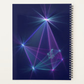 Sterrengestel, Abstracte Fantasie Fractale Kunst Planner (Achterkant)