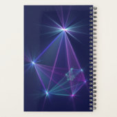 Sterrengestel, Abstracte Fantasie Fractale Kunst Planner (Achterkant)