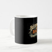 Sterrengids bier vader vaderdag retro 70s koffiemok (Voorkant links)
