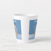 Sterrengluurpastei Latte Mok (Voorkant)