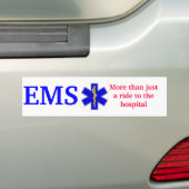 Sterrengoud, EMS, meer dan alleen een ritje naar.. Bumpersticker (Op auto)
